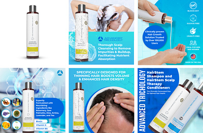 Hair fall Shampoo Listing Images amazon design amazon listing images branding graphic design