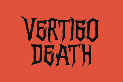 Vertigo Death app branding design graphic design illustration logo typography ui ux vector