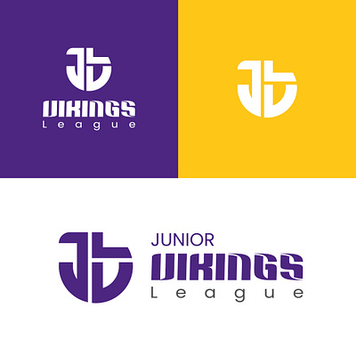 Concept : Junior Vikings League - Logo Design (Unused) J+V+L best logo branding creative graphic design illustration logo logo design logo folio logo type logodesign vector