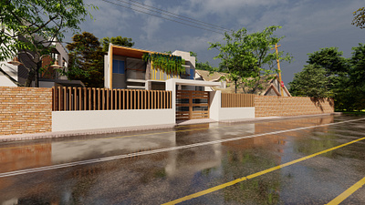 Rainy Weather 3d 3dmodel animation architecture arnoldrender autodeskmaya branding design illustration lumion vray