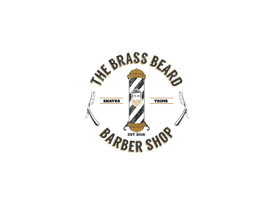 barber shop logo 1 animation barber shop logo 1 graphic design logo motion graphics