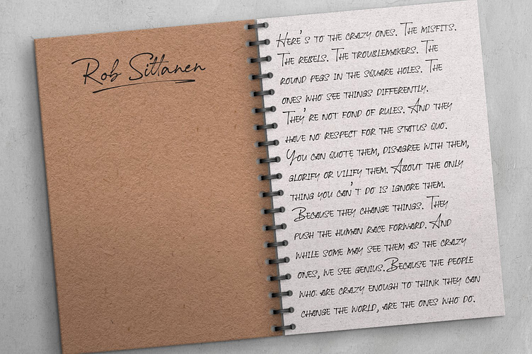 Ballpoint Signature Font by DjalesBranding on Dribbble