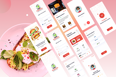 Food Delivery App (UI/UX) app design mobile mobile app mobile application ui user experience user interface ux web web design