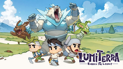 Lumiterra graphic design illustration indiegame videogame