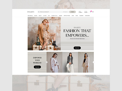 Fashion homepage best ux designer ecommerce fashion fashion homepage fashion website freelance designer top designers