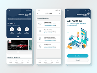 Financing Mobile App app ui ux