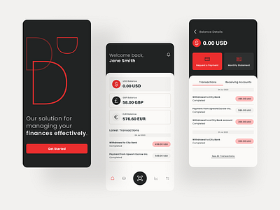 Mobile Wallet UI Exploration conversion currency finance wallet