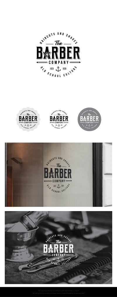 incor logo barber shop logo berbar