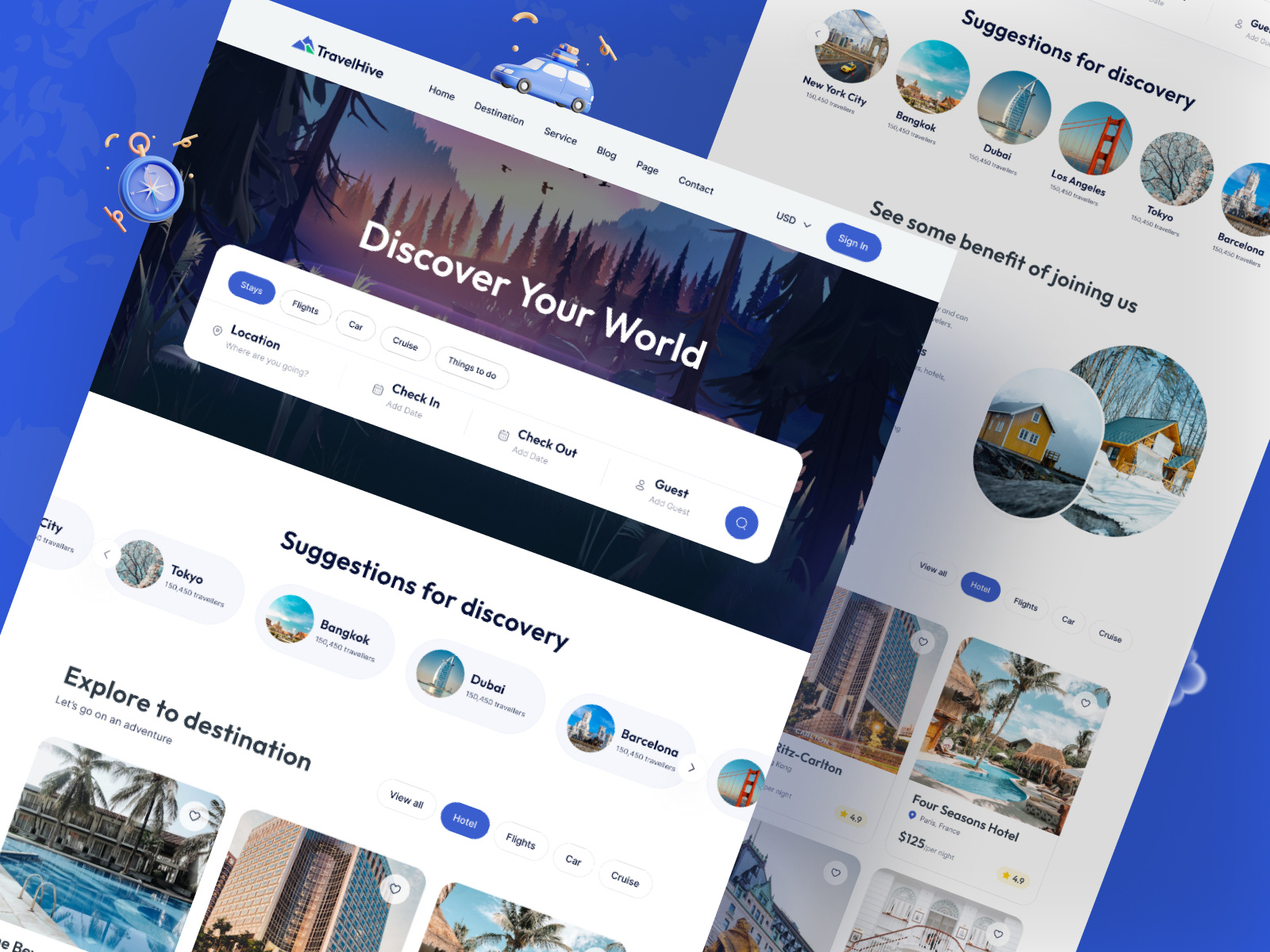 Travel Hive Travel Agency Web Template by Ui Barn for UiBarn Studio Travel Hive Travel Agency Web Template by Ui Barn for UiBarn Studio
