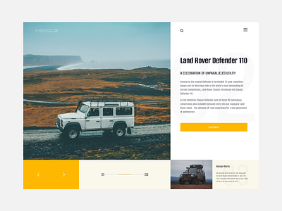 Car Landing Page automobile beka gelashvili car clean concept drive land rover landingpage truck ui uidesign vehicle web design webdesign