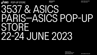 ASICS Sportstyle 3d asics brand brand identity branding creative direction motion sport typography visual direction