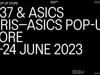 ASICS Sportstyle 3d asics brand brand identity branding creative direction motion sport typography visual direction