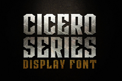 CICERO SERIES DISPLAY FONTS app branding design graphic design illustration logo typography ui ux vector