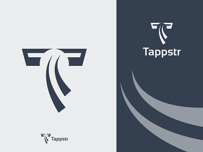 Tappstr Logo Design (Unused Project) letter t logo logo design inspiration t letter logo t logo