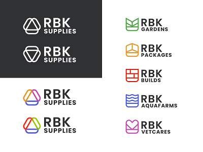 RBK brand branding design elegant graphic design illustration logo logo design logotype mark minimalism minimalistic modern sign