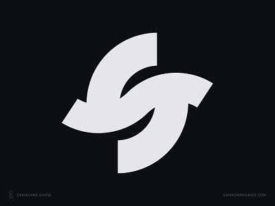 Letter S branding design letter logo mark minimal modern monogram samadaraginige simple unique