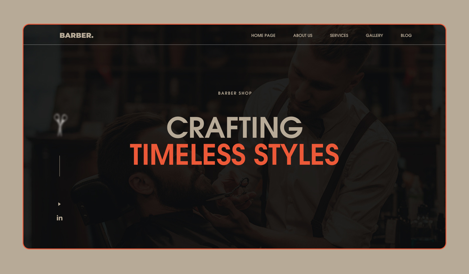 Barber Shop Website barber shop website