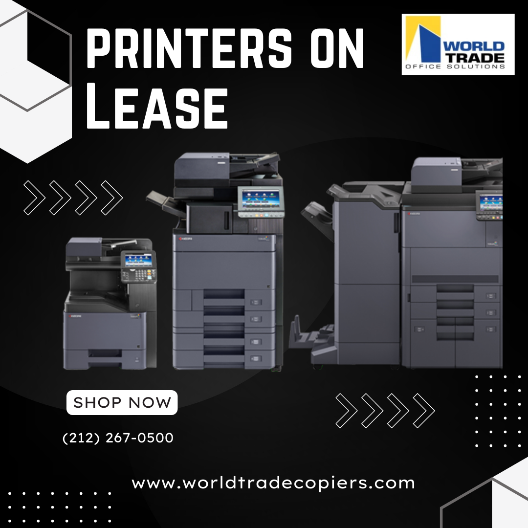 Printers on Lease by World Trade Office Solutions on Dribbble
