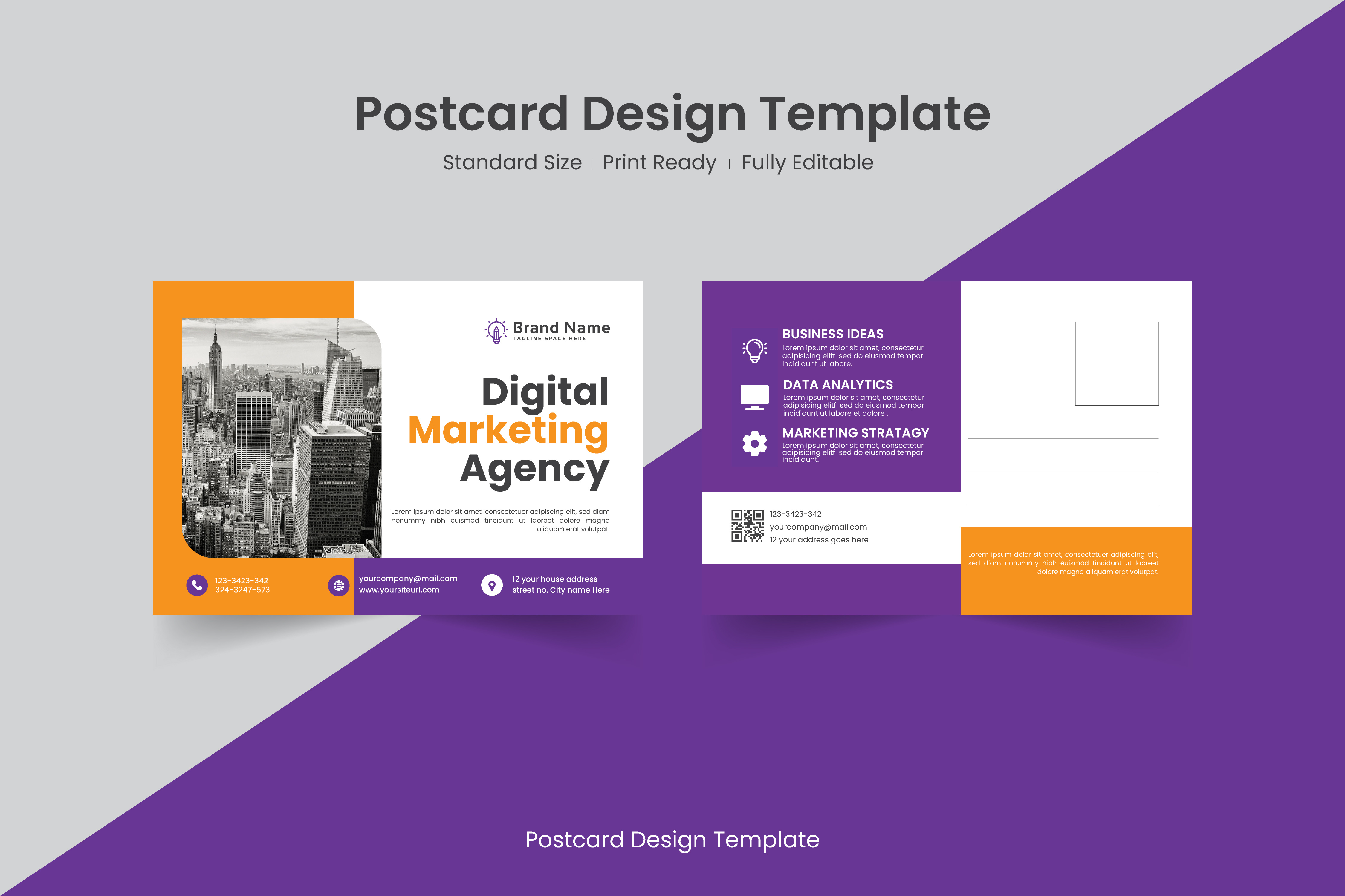 Postcard Design corporate company postcards