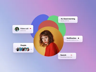 Card UI kit. app branding design graphic design illustration logo typography ui ux vector
