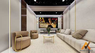 HOME CINEMA/DRAWING ROOM 3dmodeling 3drendering architect design interior interior design ome cinemadrawing room