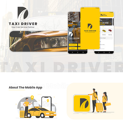 Taxi Driver App Design Case Study android design illustration ios mobileapp taxibooking uidesign uxdesign