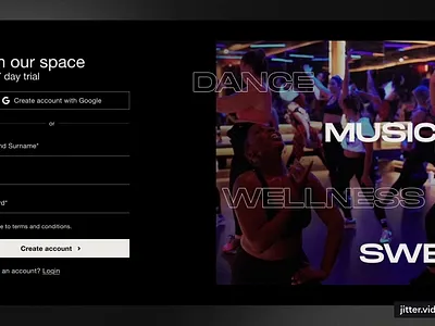 Case Study: Product Design for Dance Studio FWD_Space streaming platform