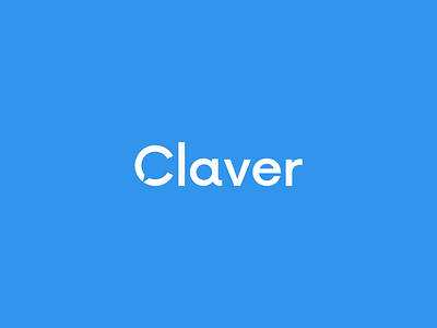 Claver Logo Design agreement app app icon app icon design branding claver clever document graphic design identity lettermark logo logo design logomark logotype saas simple smart symbol typographic