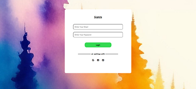 Day 01 (SignUp Page) dailyui day 01 signup page design