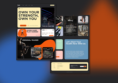 GYM Website business dailyui design gym illustration ui ui design ux