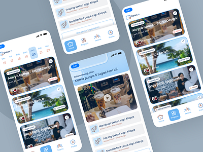 Project Management App android app design branding design ios management app mobile app design mobile design project app project management app project manager ui uiux ux