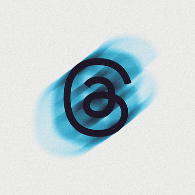 Smudge Typography - Thread branding flat gradient grundgy illustration logo retro typography vector