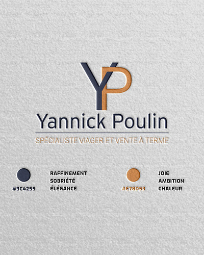 Logo Yannick Poulin refonte dun logo