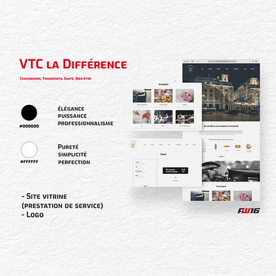 VTC la différence refonte dun site