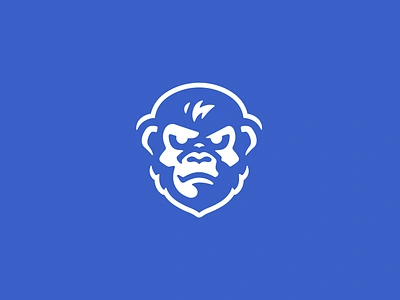 Chimp Logo Design ape branding chimp design illustration logo mascot mascot logo monkey