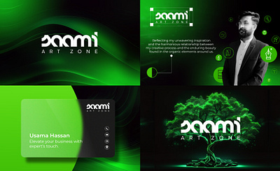 Saami Art Zone graphic design logo