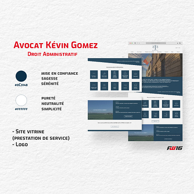 Avocat Kévin Gomez refonte dun site