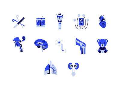 medical icons branding colorful icons graphic design icon design icons ikony ilustracja medical iconography parts of the body ui web design