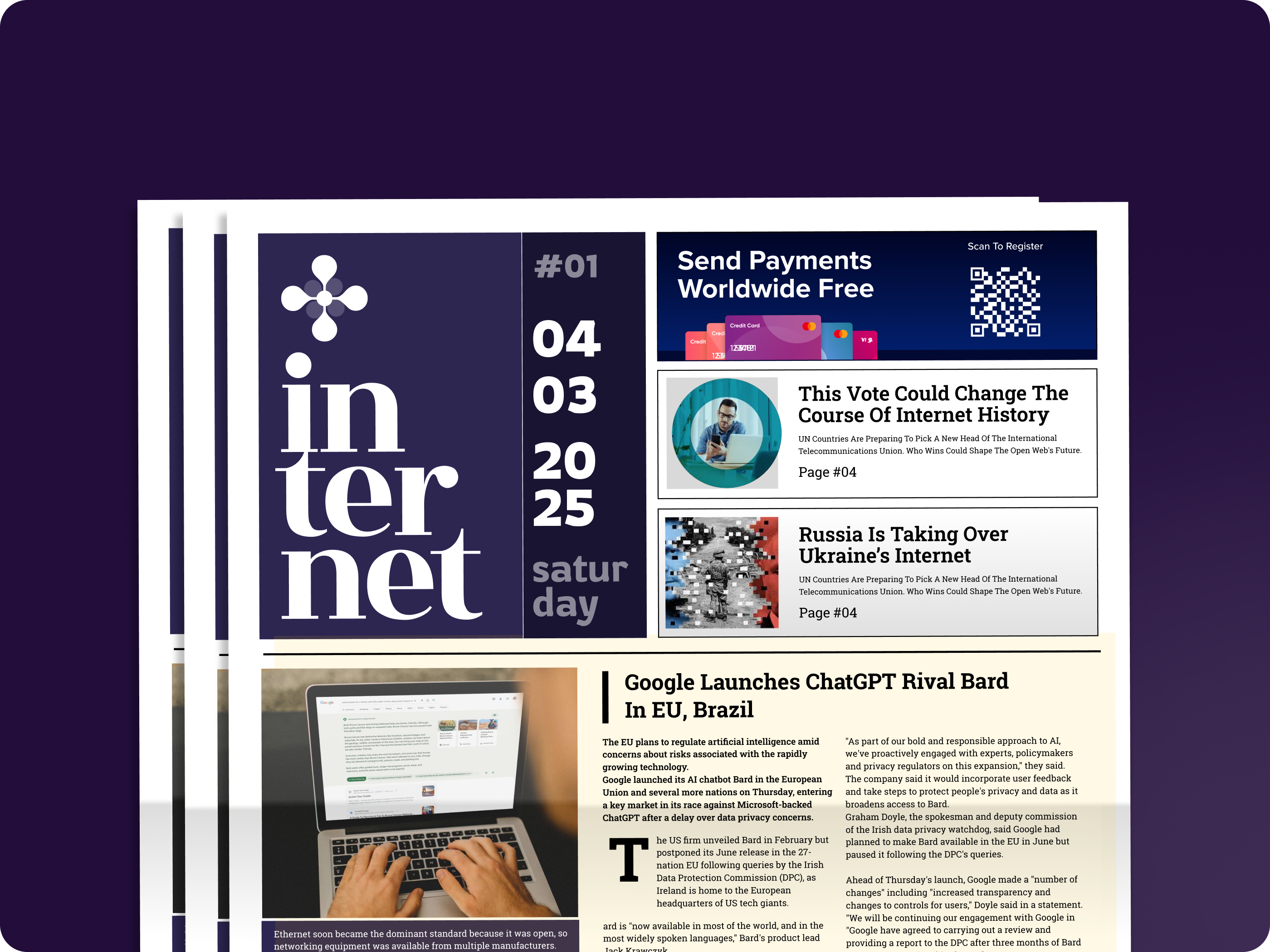 News paper design app branding design graphic design illustration logo typography ui ux vector