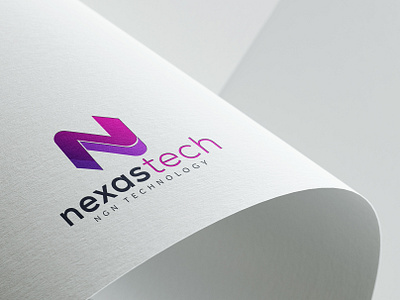 NexasTech Logo best logo bestlogo brand branding corporate identity creative design graphic design logo logofolio muminspace nexastech tech techlogo vect plus