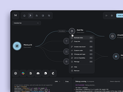 NoCode Ai Dashboard Concept ai animation app branding dashboard design education graphic design inspiration interface mobile nocode panel platform product smart technology ui ux web