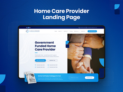 Landing Page Design For Australian Leading Home Care Provider art direction branding design graphic design healthcare landing page lead generation marketing website medical website ui ui design uxui web design website