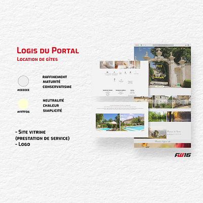 Logis du Portal refonte dun site