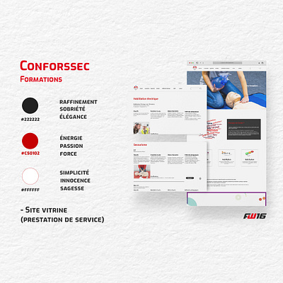 Conforssec refonte dun site web