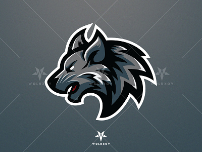 Wolf Mascot Logo branding design esport game graphic design haming icon illustration logo logodesign mascotlogo sport vector wolf wolves youtube