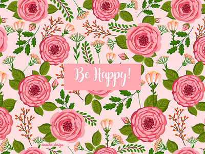 Cute vector card with roses🌺 2d adobe illustrator anasha design cartoon design digitalillustration flowers flowersvector graphic design illustration pattern patterndesign plant rose seamlesspattern spring vector vectorpattern wallpaper wrappingpaper