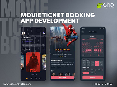 MOVIE TICKET BOOKING APP DEVELOPMENT app development mobile app mobile app development movie ticket booking ticket booking app