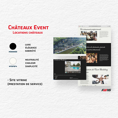 Châteaux Event refonte dun site web