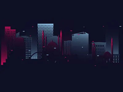 Tirana Cyber City albania cyber cyberpunk graphic design graphicdesign illustration motion motion design motion graphics tirana