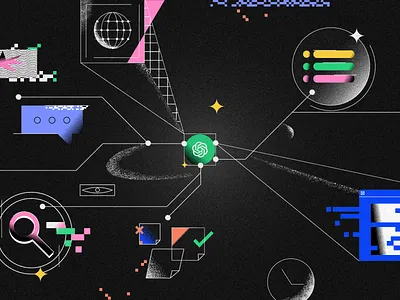 ChatGPT prompts! ai chatgpt grain illustration illustrator prompts texture tooploox work